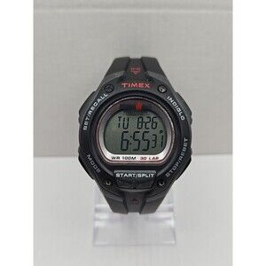 Timex Ironman Classic 30 Lap Watch 45mm Indiglo WR100M New Battery Quartz Mens